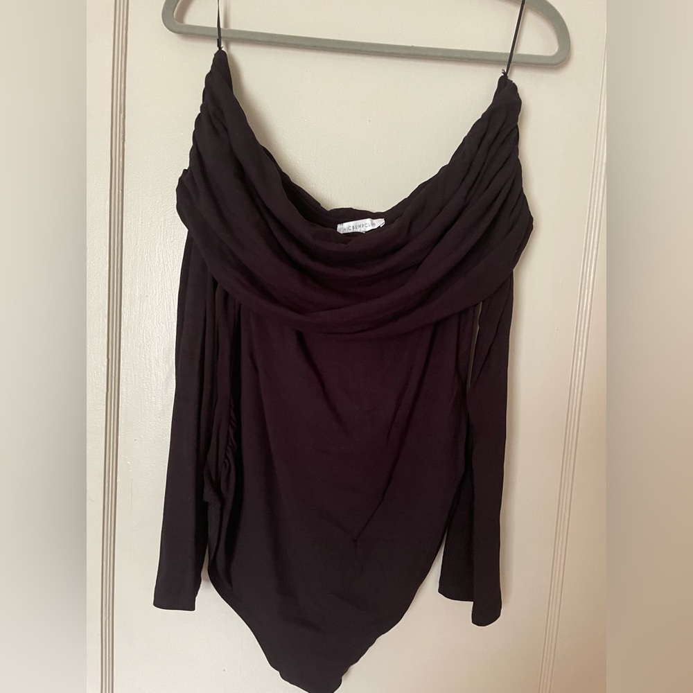 Black Maternity Bodysuit | Chic Bump Club | size 1X